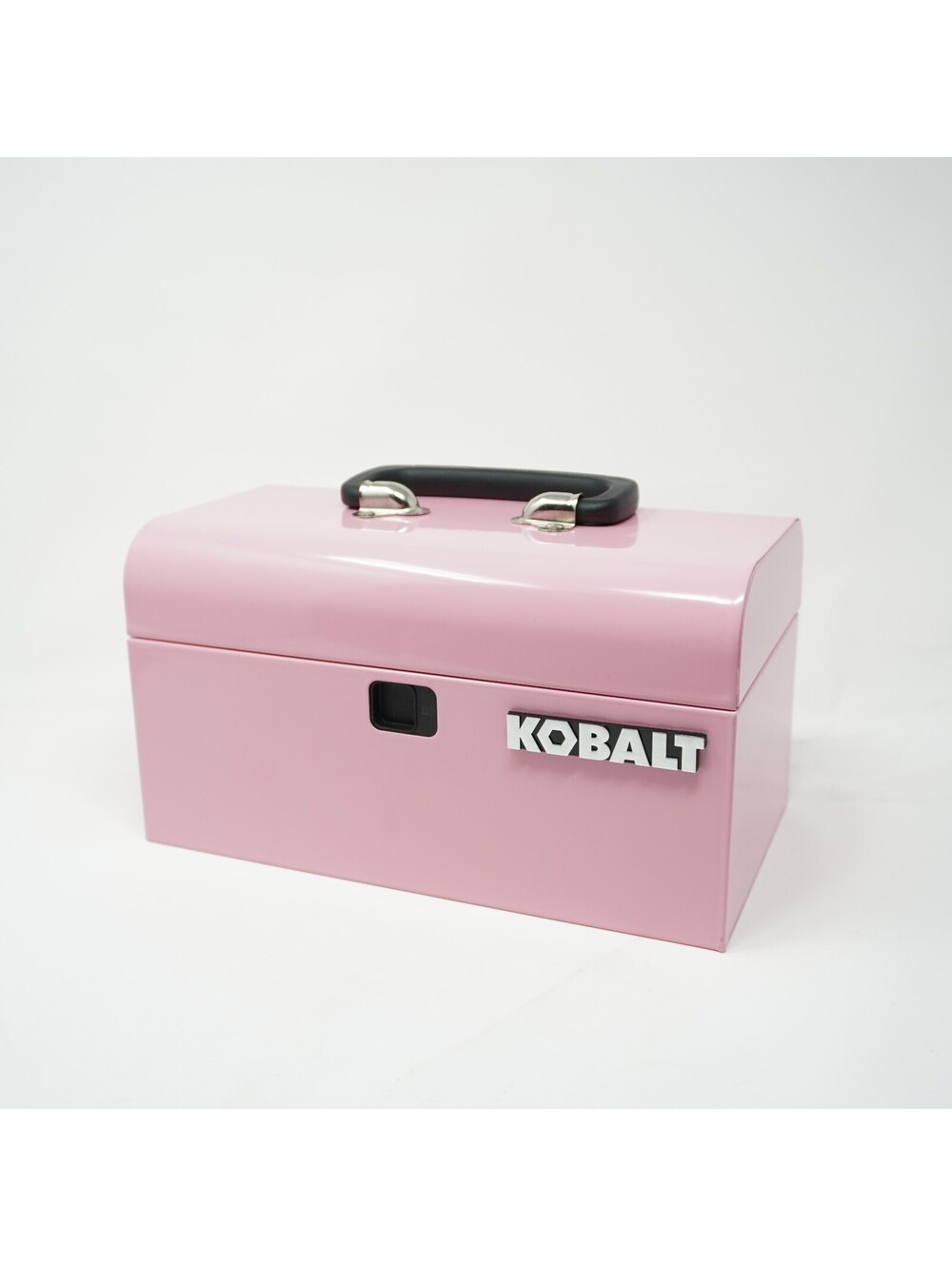 Kobalt Pink Metal Tool Box with Removable Tray